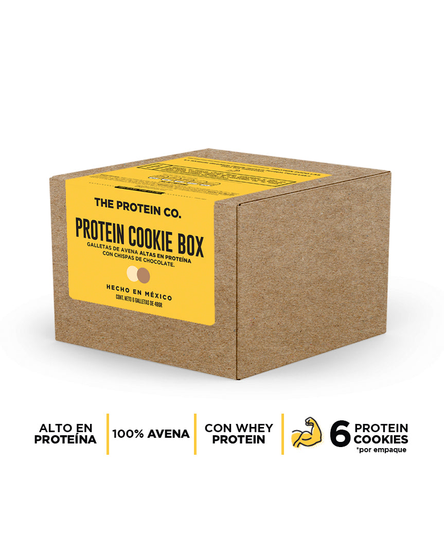 Protein Cookie Box Con Avena Y Proteína Whey